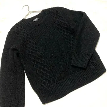 A.P.C. 아페쎄 케이블 짜임 니트 스웨터 S