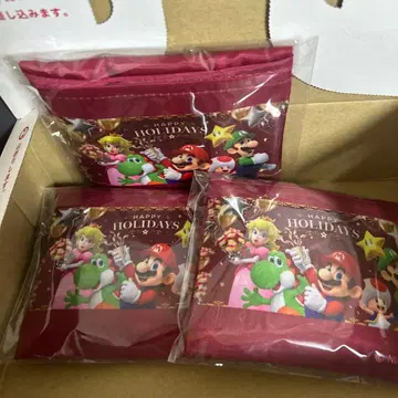 마리오 에코백 요시 루이지 피치 키노피오 미사용 새상품 3개