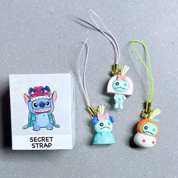 디즈니 스티치 시크릿 스트랩 클램프 세트 설날