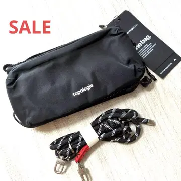 topologie 토폴로지 블랙 숄더백 보틀 사코슈