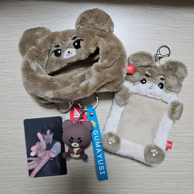 (판매) 구마유시 티몰포카 애니멀 포카홀더 키링 응원봉커버 일괄판매