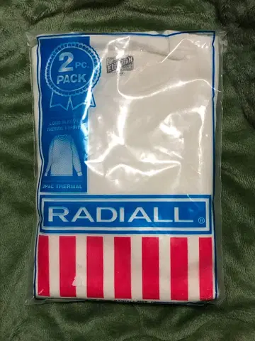 미사용 RADIALL 라디얼 L 2장 팩 써멀 롱티