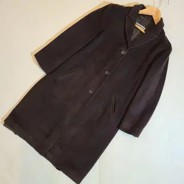 JIL SANDER 체스터 코트 캐시미어 100% 3B 롱 기장 36