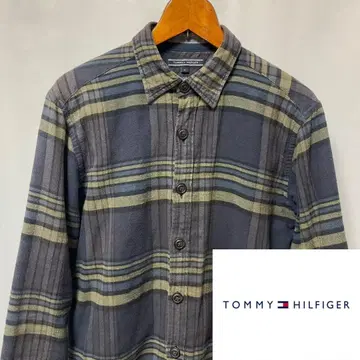 TOMMY HILFIGER 체크 무늬 셔츠 충전솜