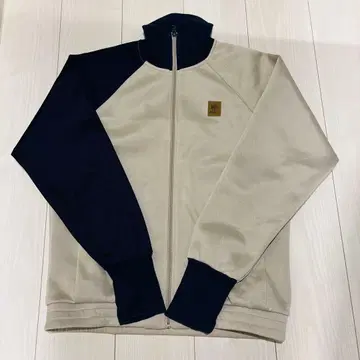 Reebok 트랙 자켓 / M 베이지 / 네이비 / 비대칭