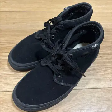 VANS 반스 차카 chukka 스웨이드 블랙 24cm