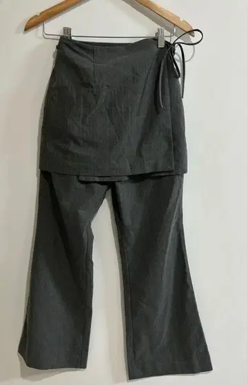 마우지 moussy 스커트 레이어드 플레어 팬츠