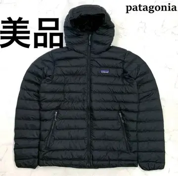 새상품급 파타고니아 다운 스웨터 후디 블랙 S 남성용