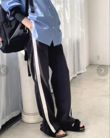 스픽 앤 스팬 사이드 라인 슬릿 팬츠