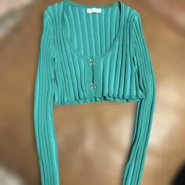 MAISON SPECIAL 와이드 리브 숏 가디건