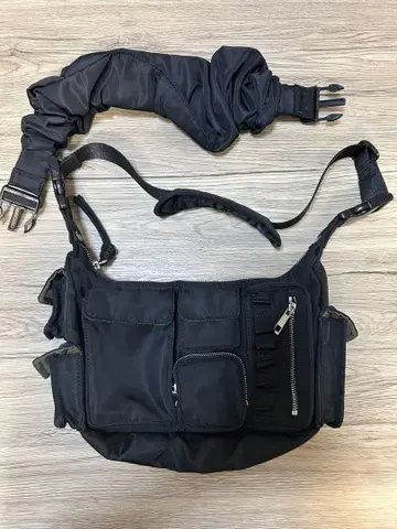 AMERI 2WAY SHOULDER MILITARY BAG black