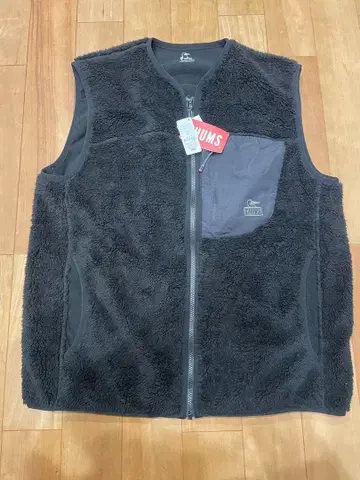 CHUMS 본딩 플리스 넥워머 베스트 XXL