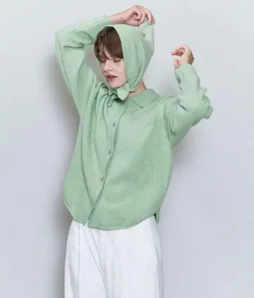 6 roku 스카프 포함 가디건