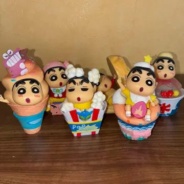 짱구는 못말려(크레용 신짱) 피규어 세트 6개 세트
