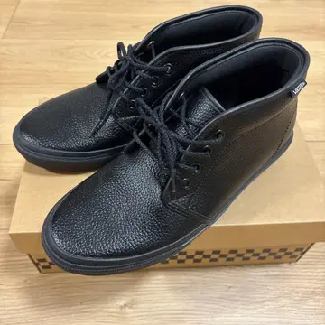 반스 VANS 빌리즈 콜라보 주름 가죽 차카 chukka 블랙 27cm