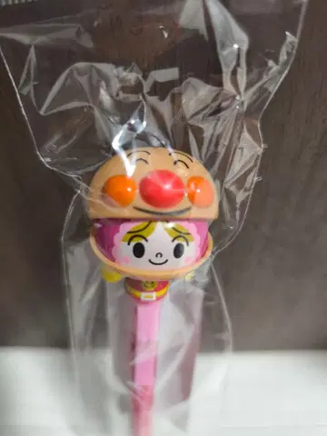 호빵맨 뮤지엄 한정판 볼펜 핑크 아기빵맨