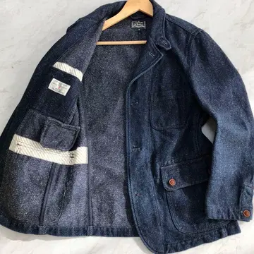 [ 새상품급 ] 스튜디오 다치산 미스터 필드 자켓 인디고 38