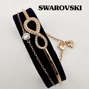 미사용 SWAROVSKI / 스와로브스키 무한대 모티브 1알 팔찌