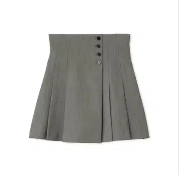 사이드 플리츠 스카 숏 팬츠 스나이델 SNIDEL 1 2023AW GRY