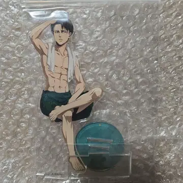 진격의 거인 극락탕 콜라보 아크릴 스탠드 리바이 (사우나)