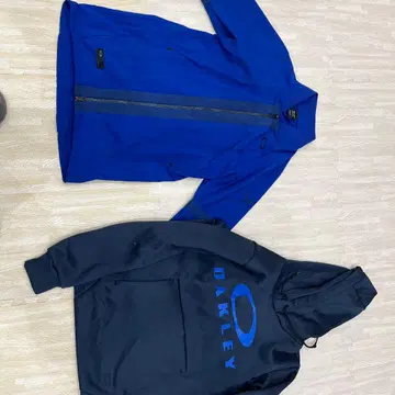 Oakley 파란색 자켓 M 후드티 L
