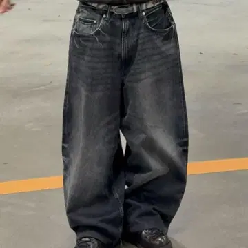 H&M 슈퍼 배기 데님 구형 모델 32/30