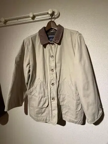 Lands' End 베이지 커버올 14-16