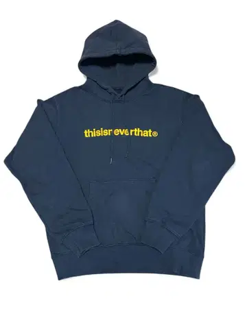 thisisneverthat 네이비 후드 부착 후드티