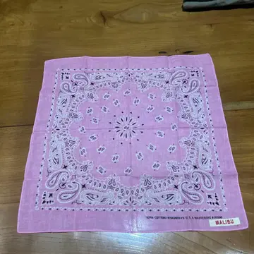 레어 빈티지 반다나 USA MALIBU 마리부 레트로 아메카지 술