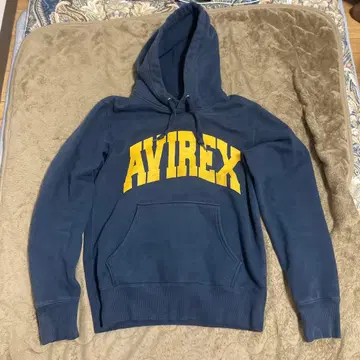 AVIREX 네이비 후드티 S 사이즈