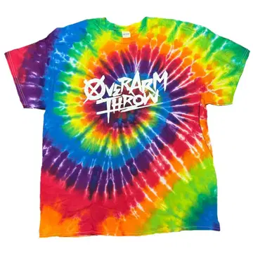 OVER ARM THROW 로고T셔츠 타이 다이 XL 새상품