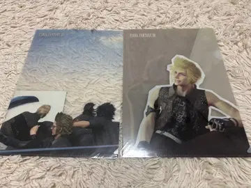 [스퀘니 카페 한정판] FF15 클리어 파일 2장 세트