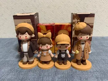 귀여운 가족 4인 피규어 세트