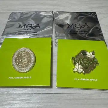 Mrs. GREEN APPLE 하라주쿠 팝업 배지 2개 세트