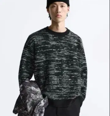 ZARA 자카드 스웨터 니트