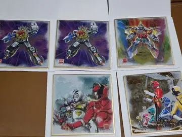 슈퍼 전대 색지 art 5장 세트