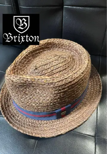 브릭스톤 중절모 스트로우 햇 M 사이즈 58cm 브릭스톤 파나마 햇