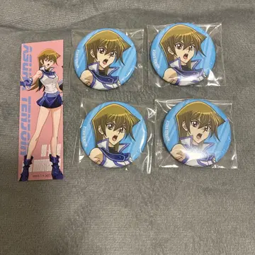 유희왕 GX 애니메이트 페어 텐죠인 아스카 캔뱃지 4개 세트 특전