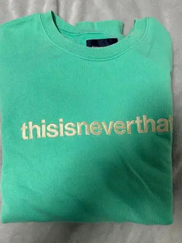 thisisneverthat 민트 그린 맨투맨