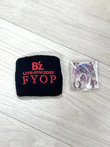 B'z FYOP 가챠가챠 리스트 밴드 블랙 로고 아크릴 스탠드