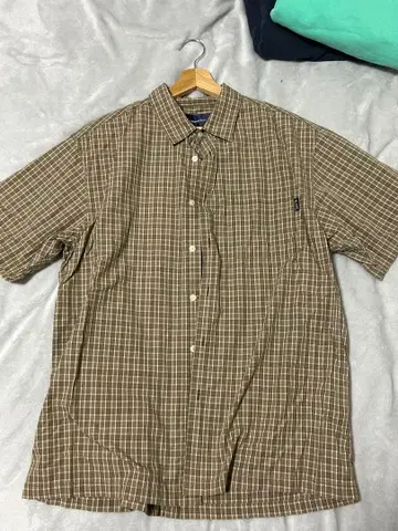 thisisneverthat 반팔 셔츠 L 브라운 체크