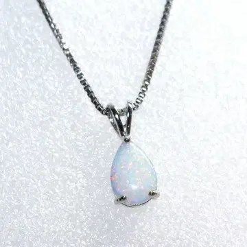 오팔 페어 쉐이프 작은 알갱이 1개 펜던트 탑 E-40