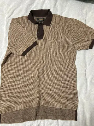 BEAMS 피케 셔츠 M 사이즈 브라운 계열