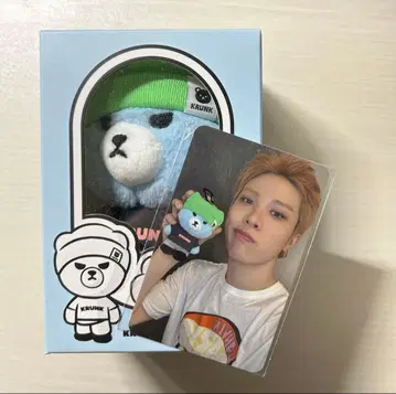 TREASURE KRUNK PLUSH 봉제 인형 정환 트레이딩 카드