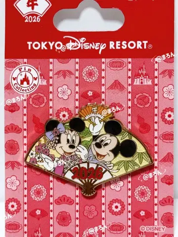 핀 배지 뉴이어 설날 말띠 해 2026 디즈니 리조트 한정판