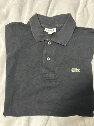 LACOSTE 블랙 피케 셔츠