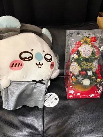 [ 미개봉 ] 크리스마스 트리와 [ 새상품급 ] 봉제 인형 세트