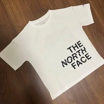 THE NORTH FACE 화이트 반팔 T셔츠 S