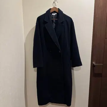 MOUSSY 네이비 롱 코트 사이즈 2