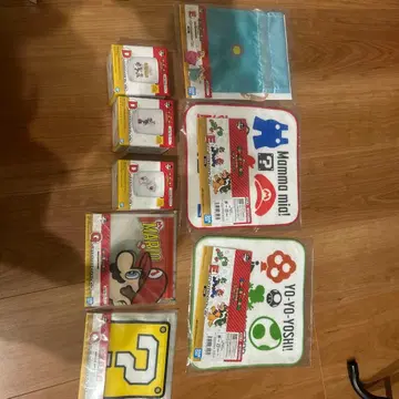 슈퍼 마리오 캐릭터 타월 6개 세트